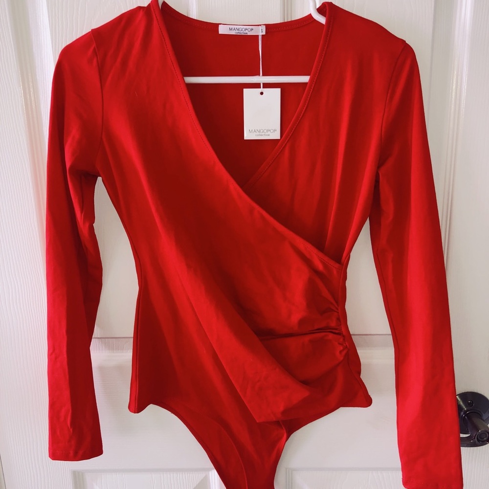 NWT Red Mangopop Bodysuit